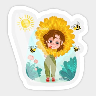 Sunshine on my mind Sticker